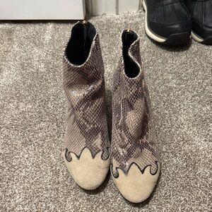 Free people Snake Booties